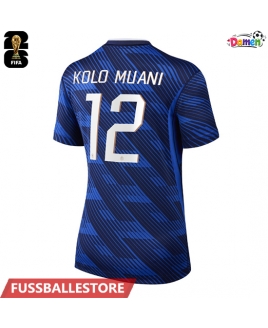 Günstige Frankreich Randal Kolo Muani #12 Heimtrikot Damen WM 2026 Kurzarm